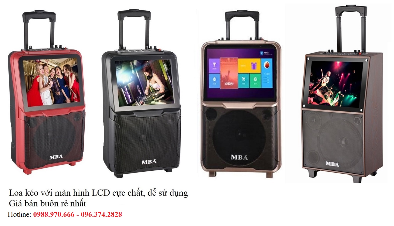 loa kéo có màn hình LCD hiệu quả